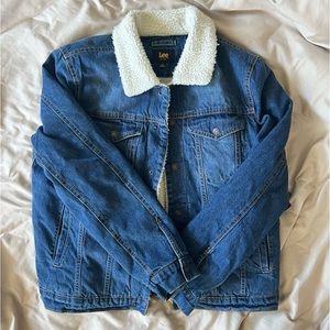 NWT Lee Sherpa Jean Jacket